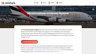 
                            6. Emirates Skywards - die umfassende Einführung | reisetopia
