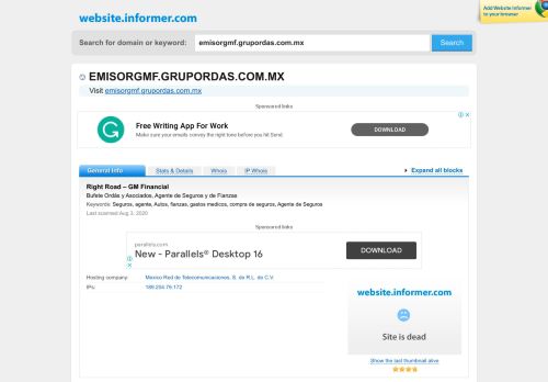 
                            6. emisorgmf.grupordas.com.mx at WI. Right Road – GM Financial