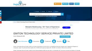 
                            8. Emiton Technology Service Private Limited - Zauba Corp