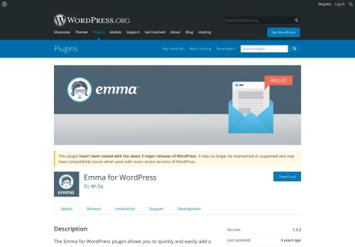 
                            12. Emma for WordPress | WordPress.org