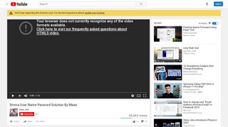 
                            5. Emma User Name Pasword Solution By Maan - YouTube