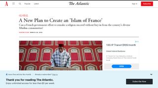 
                            8. Emmanuel Macron's Plan to Create an 'Islam of France' - The Atlantic