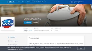 
                            3. Emmi Schweiz AG - 85 Stellenangebote auf jobs.ch