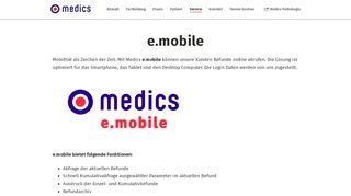 
                            2. e.mobile | Medics Labor