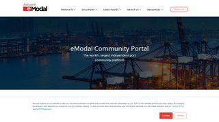 
                            2. eModal | The Worlds Largest Port Community System