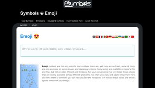 
                            6. Emoji ☺ symbols - fsymbols
