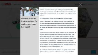 
                            12. eMountainbiken in de sneeuw - Bosch eBike Connect - het Nyon ...