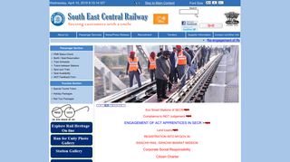 
                            3. emp portal - South East Central Railway - Indian Railway