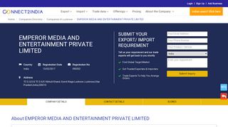 
                            4. EMPEROR MEDIA AND ENTERTAINMENT PRIVATE LIMITED ...