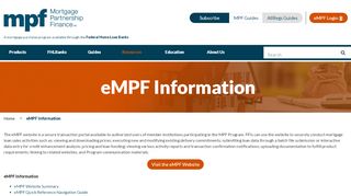 
                            4. eMPF Information | FHLBMPF
