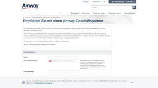 
                            13. Empfehlen Sie mir einen Amway Geschäftspartner | Amway