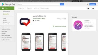 
                            6. empfohlen.de – Apps bei Google Play