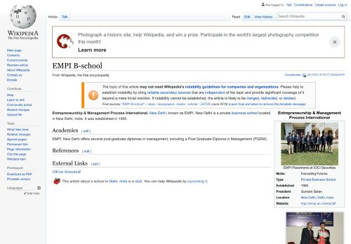 
                            10. EMPI B-school - Wikipedia