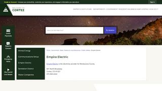 
                            6. Empire Electric | Cortez, CO - Official Website - City of Cortez