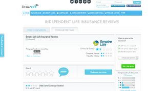 
                            9. Empire Life Life Insurance Reviews - InsurEye