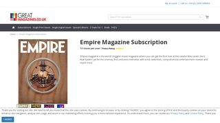 
                            8. Empire Magazine - Online Subscriptions | Great Magazines