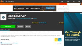 
                            5. Empire Server download | SourceForge.net
