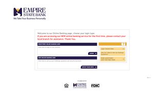 
                            8. Empire State Bank Online Banking