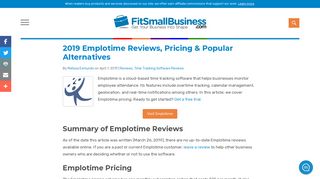 
                            8. Emplotime User Reviews & Pricing - Fit Small Business
