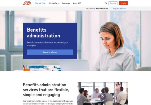 
                            8. Employee Benefits Administration - ADP