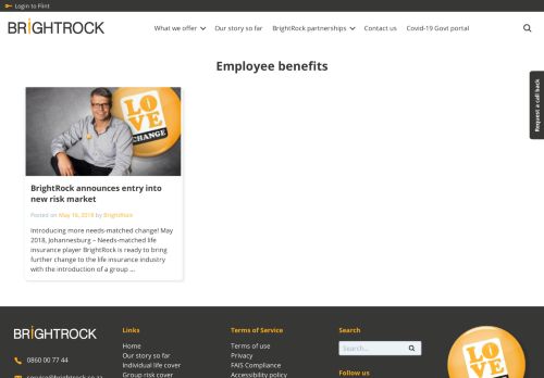 
                            11. Employee benefits – Brightrock