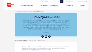 
                            8. Employee benefits - Edenred