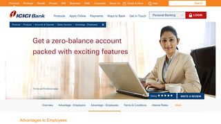 
                            2. Employee Benefits - Salary Account - ICICI Bank