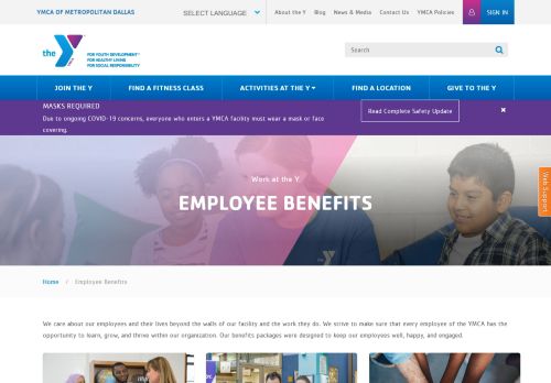 
                            13. Employee Benefits | YMCA of Metropolitan Dallas