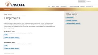 
                            2. Employee Centre | Distell