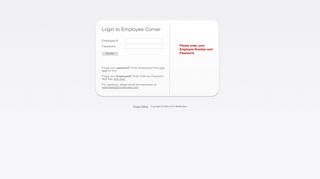 
                            3. Employee Corner LOGIN