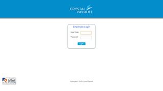 
                            1. Employee - Crystal Payroll