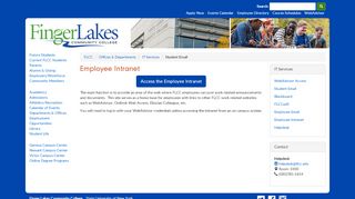 
                            5. Employee Intranet | Finger Lakes Community College