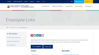 
                            13. Employee Links - Johns Hopkins All Children's Hospital