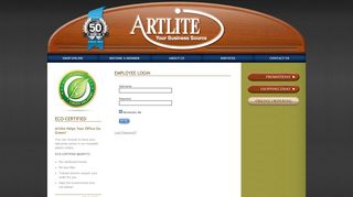 
                            6. Employee Login - Artlite