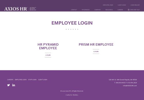 
                            10. Employee Login - Axios HR