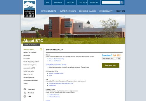 
                            6. Employee Login - Bellingham Technical College