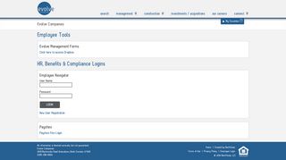 
                            4. Employee Login | Evolve Companies