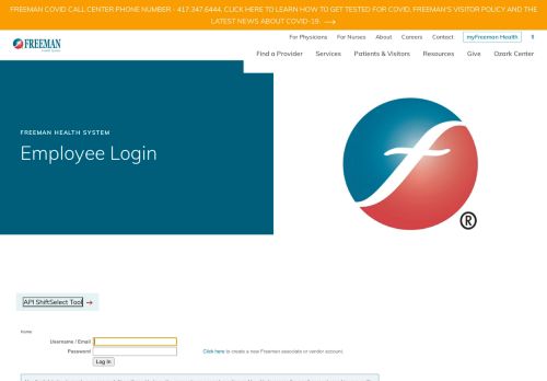 
                            5. Employee Login | Freeman Health System