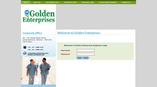 
                            1. Employee Login - Golden Enterprises