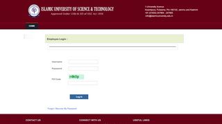 
                            4. Employee Login - IUST