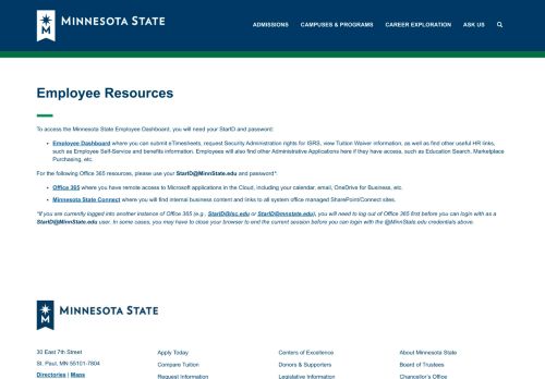 
                            3. Employee Login - Minnesota State Colleges and Universities