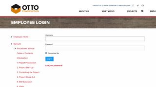 
                            8. Employee Login | Otto Construction