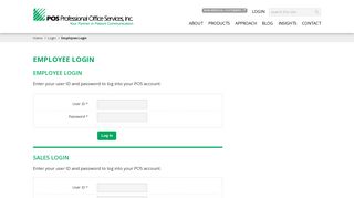 
                            4. Employee Login - POS Professional Office Services, Inc. - poscorp.com