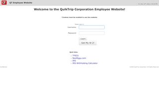 
                            10. Employee Login - QuikTrip