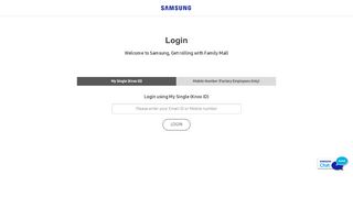 
                            2. Employee Login - Samsung