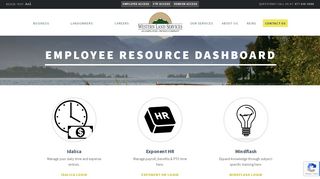 
                            7. Employee Login Splash Page - Western Land Services