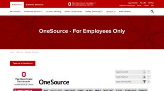 
                            3. Employee OneSource - Ohio State Wexner Medical Center