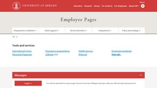
                            7. Employee Pages | University of Bergen