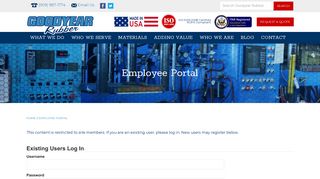 
                            5. Employee Portal - Goodyear Rubber