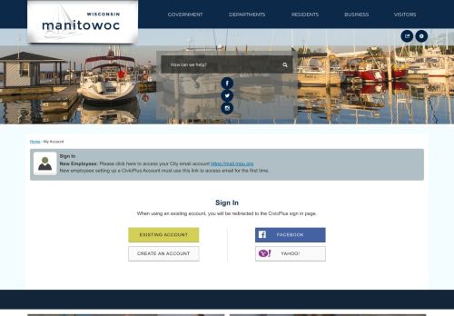 
                            5. Employee Portal | Manitowoc, WI - Official Website